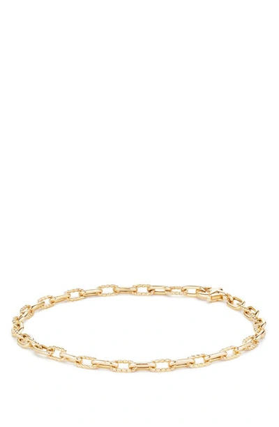 David Yurman Dy Madison Thin Bracelet In Gold