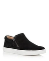 Gentle Souls Lowe Sneaker In Black Suede