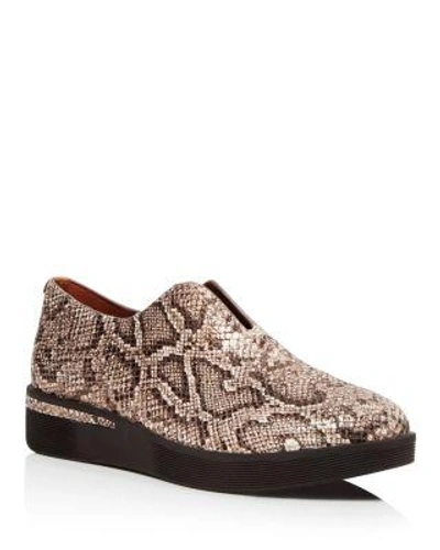 Gentle Souls Women's Hanna Snake-embossed Leather Slip-on Sneakers In Rose Gold Leather