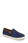 Olukai Pehuea Slip-on Sneaker In Trench Blue Honu/ Blue Leather
