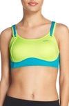 Brooks Moving Comfort 'fiona' Sports Bra In Aloe/ Tile