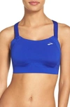 Brooks Moving Comfort 'fiona' Sports Bra In Cobalt