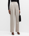 Theory Straight-leg Trousers In White