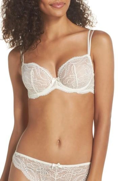 Simone Perele Eden Underwire Plunge Demi Bra In Ivory