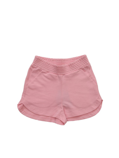 Douuod Teen Logo-print Cotton Shorts In Pink