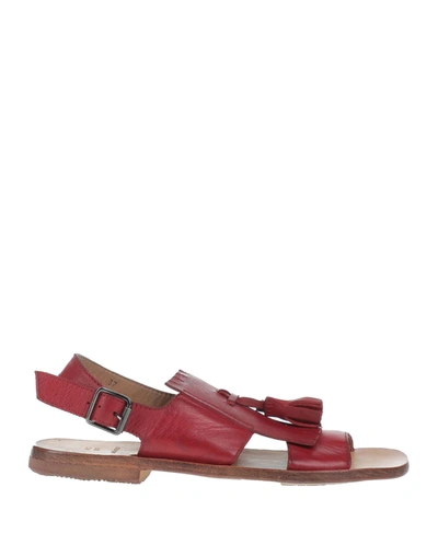 Moma Sandals In Red
