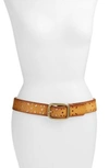 Elise M 'cantina' Leather Hip Belt In Tan