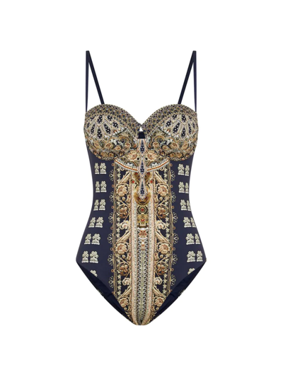 Camilla It's All Over Torero Underwire One-piece Swimsuit In Its All Over