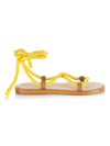 Rag & Bone Infinity Wrap Sandals In Saffron