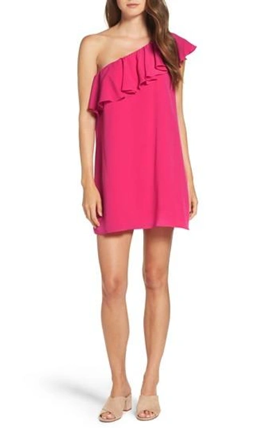 French Connection Summer Shift Dress In Pink