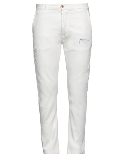 Grey Daniele Alessandrini Jeans In White