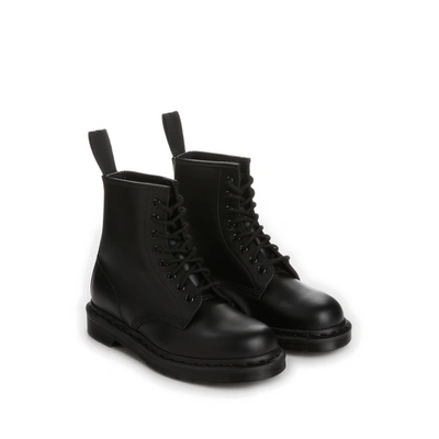 Dr. Martens' 1460 Mono Smooth Leather Lace Up Boots In Schwarz