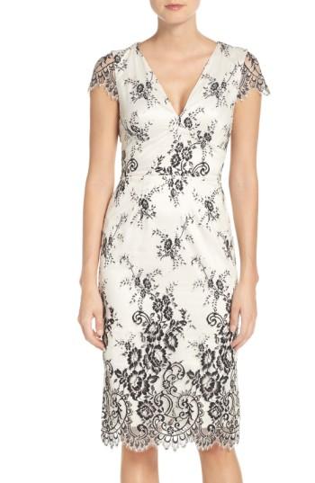 french connection lace sheath dress