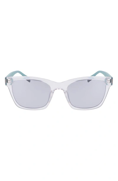 Converse 53mm Rectangular Sunglasses In Crystal Clear