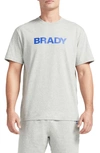 Brady Short Sleeve Jersey Graphic Tee In Graphite