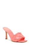 Vince Camuto Brelanie Braided Strap Sandal In Ultra Coral