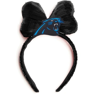 Cuce Carolina Panthers Logo Headband In Black