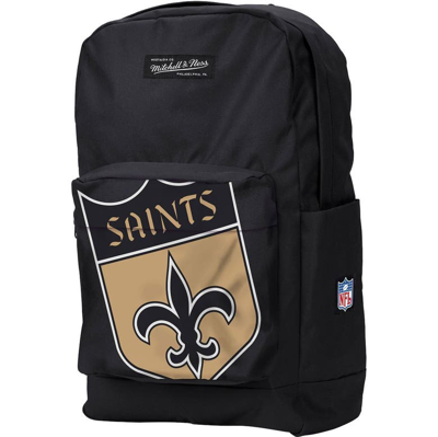 Mitchell & Ness New Orleans Saints Backpack In Black
