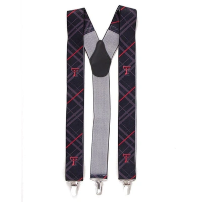Eagles Wings Black Texas Tech Red Raiders Suspenders