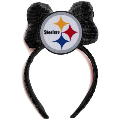 Cuce Pittsburgh Steelers Logo Headband In Gold