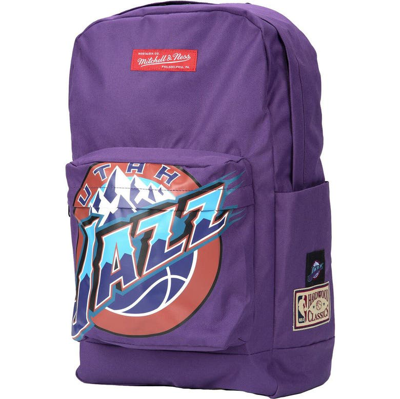 Mitchell & Ness Utah Jazz Hardwood Classics Backpack In Purple