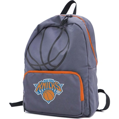 Fisll New York Knicks Logo Backpack In Gray