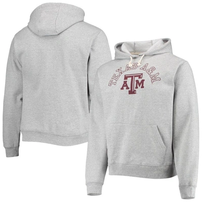 League Collegiate Wear Heathered Gray Texas A&m Aggies Seal Neuvo Essential Fleece Pullover Hoodie In Heather Gray