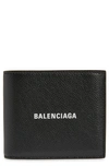 Balenciaga Square Billfold Wallet In Black/ White