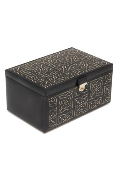 Wolf 'marrakesh' Jewelry Box - Black