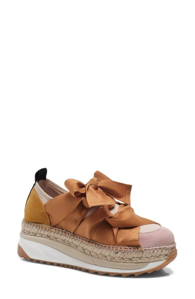 Free People Chapmin Espadrille Sneaker In Color Block