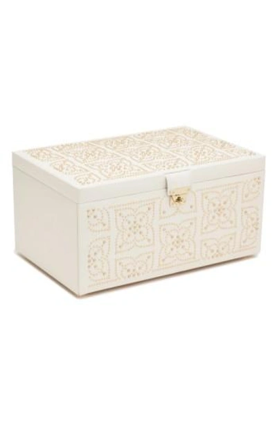 Wolf 'marrakesh' Jewelry Box - Ivory In Cream