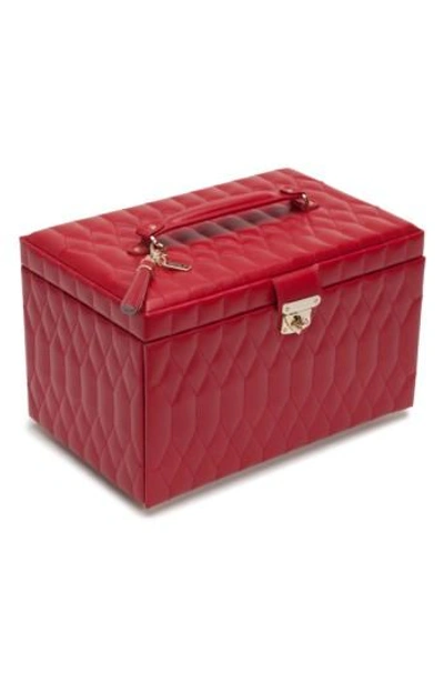 Wolf 'caroline' Jewelry Case - Red