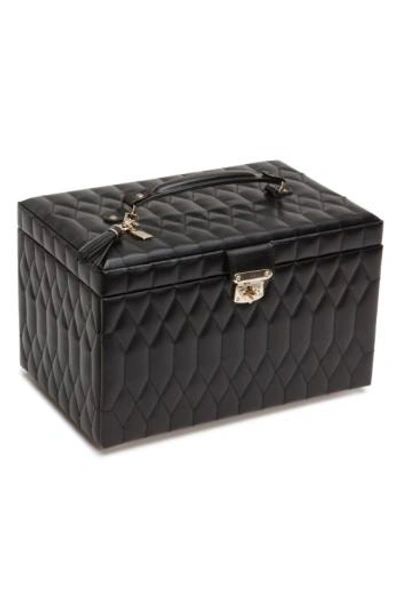 Wolf 'caroline' Jewelry Case In Black
