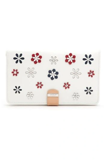 Wolf Blossom Leather Jewelry Portfolio - Ivory