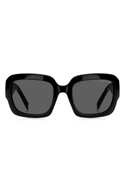Marc Jacobs 59mm Rectangle Sunglasses In Black