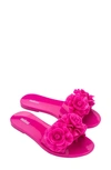 Melissa Women's Babe Garden Flower Scented Slide Sandals In Pink
