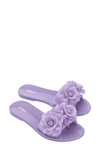 Melissa Women's Babe Garden Flower Scented Slide Sandals In Lilac