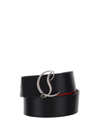 Christian Louboutin Cl-buckle Leather Belt In Multi-coloured