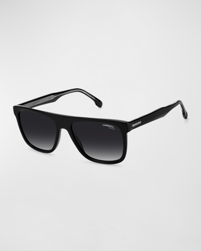 Carrera 267/s Wj 0807 Flat Top Polarized Sunglasses In Grey