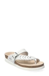 Mephisto Heleonore Toe Post Sandal In White Sandanyl/ Condor White