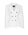 Pinko Double-breasted Blazer Jacket In White