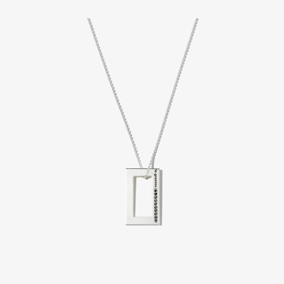 Le Gramme Sterling Silver Le 3.4g Polished Diamond Necklace