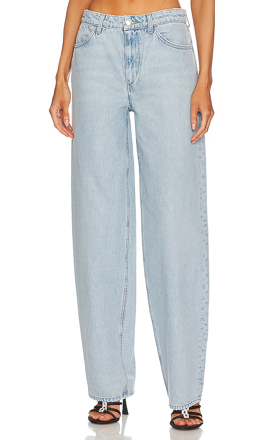 SPRWMN Crop Flare Legging in Blue
