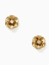 Kate Spade Shine On Flower Studs In Gold