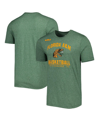 Nike Men's  X Lebron James Green Florida A&m Rattlers Collection Legend Performance T-shirt In Heather Green