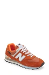 New Balance 574 Classic Sneaker In Orange