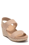Lifestride Shoes Delta Wedge Sandal In Taupe