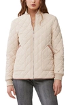 Soia & Kyo Jodie Quilted Reversible Bomber Jacket In Sand-clay