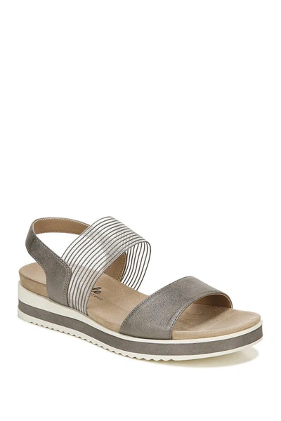 Lifestride Shoes Shoes Zing Slingback Sandal In Pewter