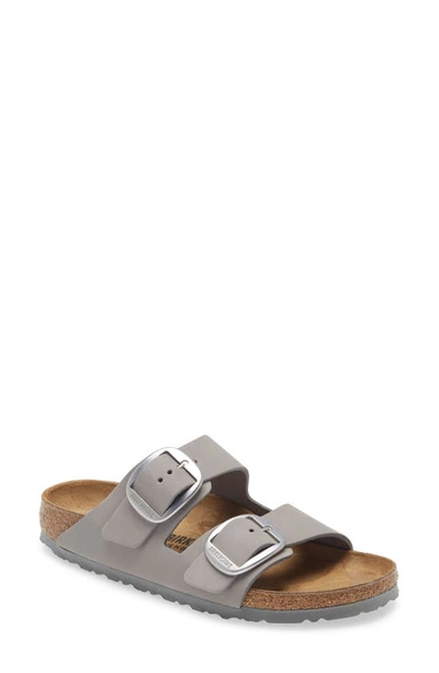 Birkenstock Arizona Big Buckle Slide Sandal In Dove Gray